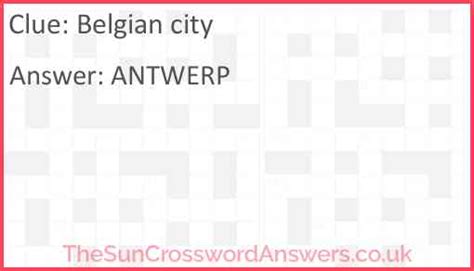 belgian city crossword|belgian city crossword clue.